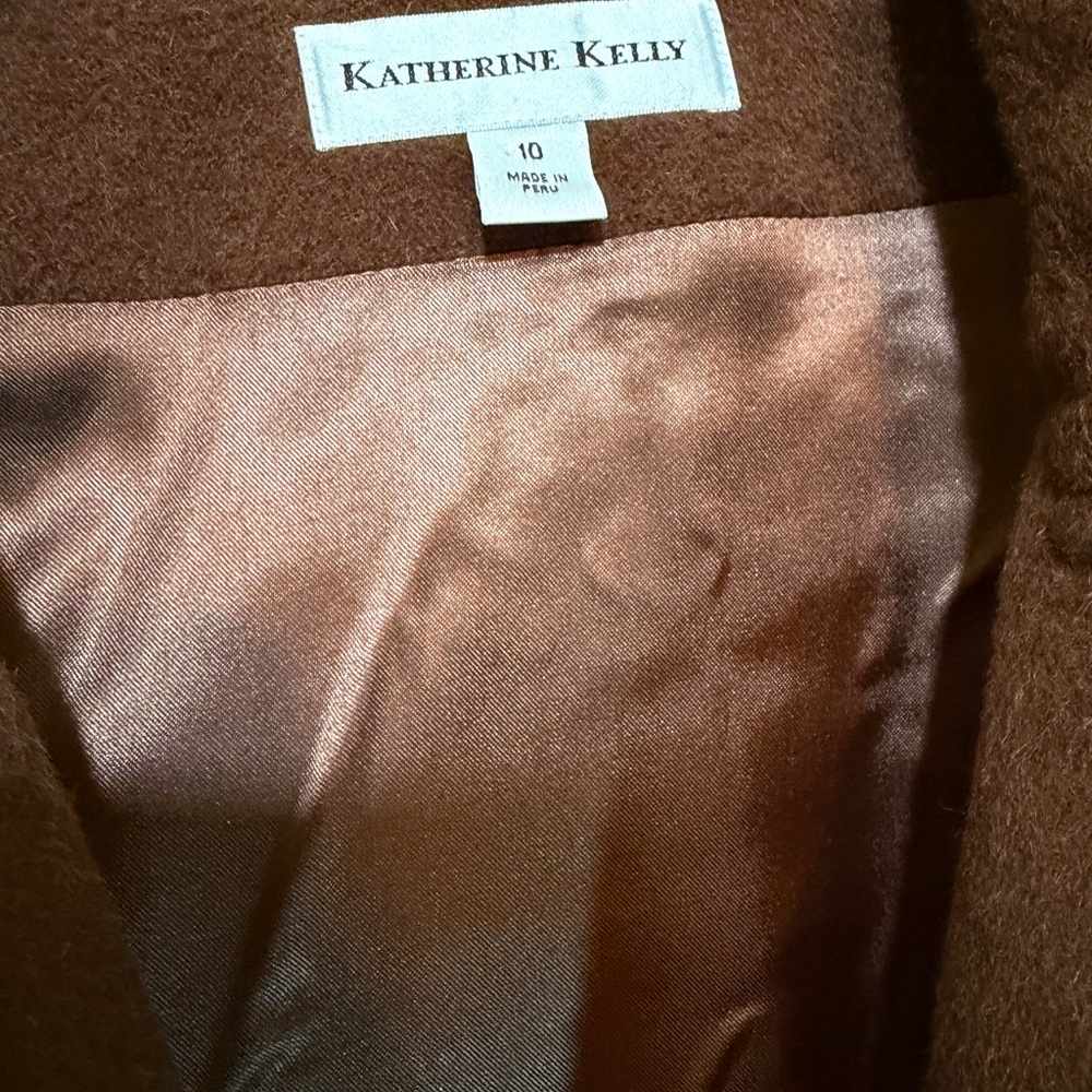 Katherine Kelly Women's Coat Alpaca and Wool - Picture 4 of 5